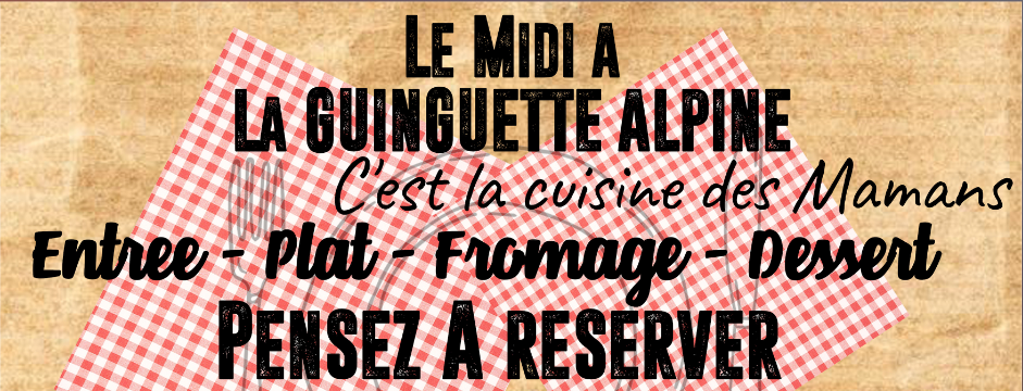 Menu du 